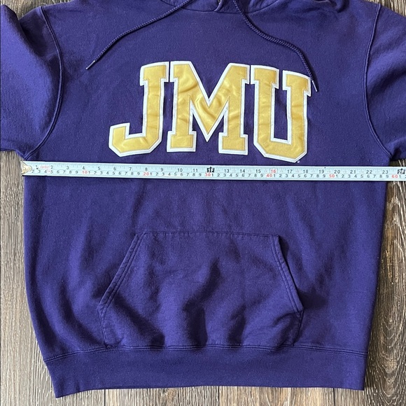 JMU Champion Purple Hoodie James Madison University Mens Size Large - Picture 10 of 12